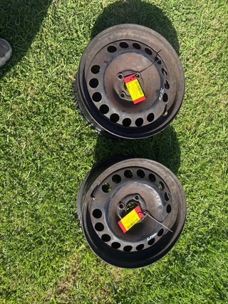 2 Llantas de chapa para Opel Astra H