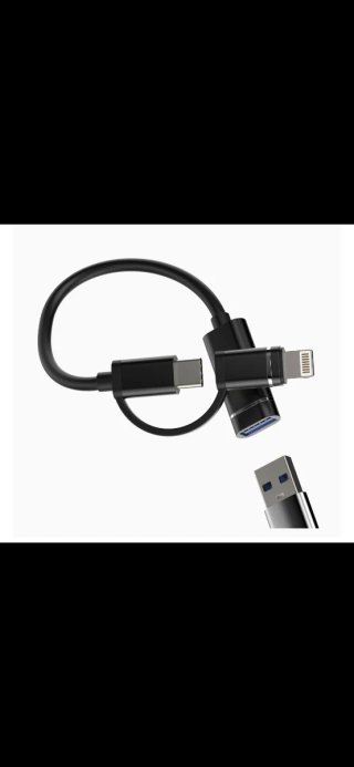 Adaptador Lightning a USB-C y USB-A
