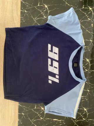 Camiseta Shein Azul Talla S