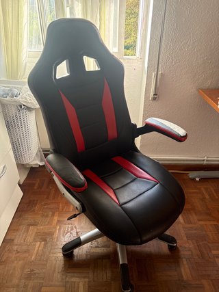 Silla Gaming Negra y Roja