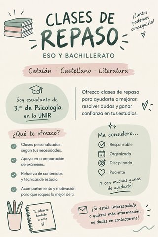 Clases de repaso online/santa perpetua y alrededor
