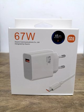 Cargador Xiaomi 67W Carga Rapida con Cable