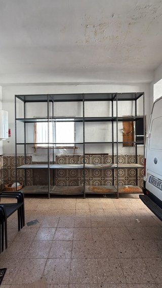 Lote de 3 Estanterías Industriales Metálicas