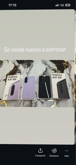 3 Samsung Galaxy A37 5G Precintados