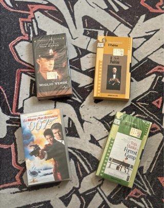 Set 4 Videocassette VHS Film Classici