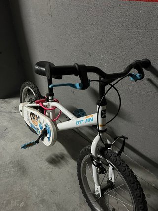 Bicicleta Infantil B'Twin Blanca