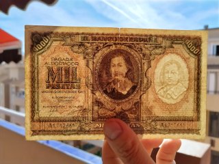 Billete 1000 Pesetas 1940 Murillo - Serie A MBC+