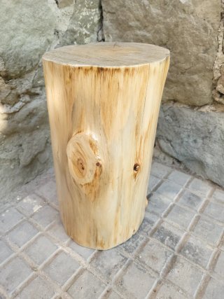 Tronco de madera restaurado 39x21 cm