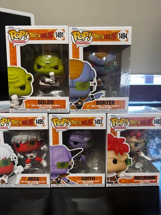 Set 5 Figuras Funko Pop Patrulla Ginyu