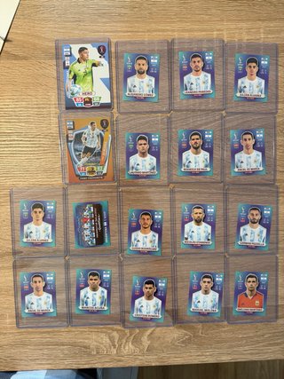 Lote Cromos Argentina Campeona Qatar 2022