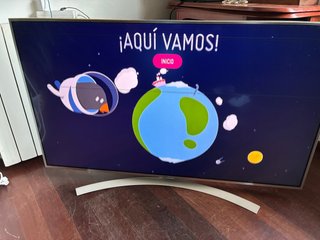 Televisión LG 55” con mando para piezas