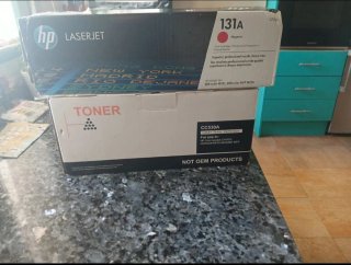 Tóner HP 131A Magenta y Tóner Compatible CC530A