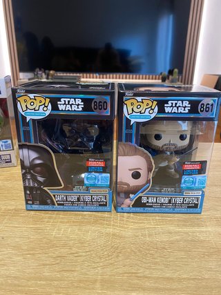 Funko Pop Star Wars Vader e Obi-Wan Esclusivi