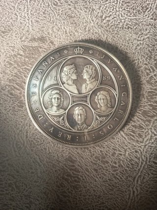 Moneda Conmemorativa Juan Carlos I 1989