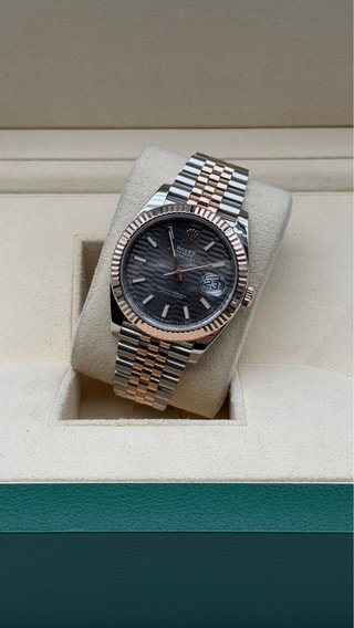 Rolex Datejust 41mm Acero y Oro Rosa Esf. Motif