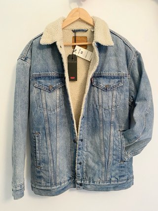Chaqueta Levi's Baggy Sherpa Trucker Azul XS -