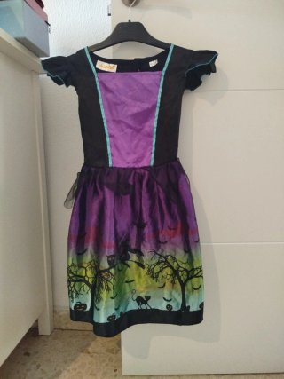 Vestido de Halloween 4/6 años