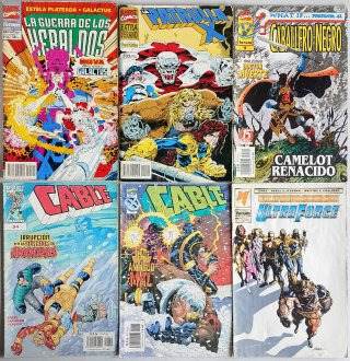 Varias grapas Marvel Forum