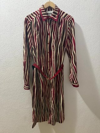 Vestido Vintage Estampado Talla 48