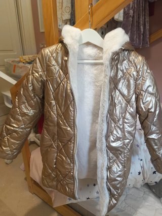 Chaquetón Reversible Guess Dorado Niña