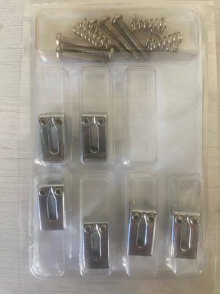 Set de 6 Selletas Cromadas para Guitarra