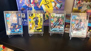 4 Cromos Firmados Panini LaLiga