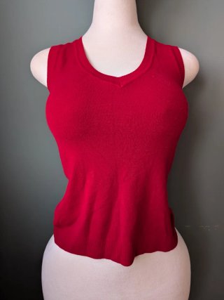 Jersey Rojo sin Mangas