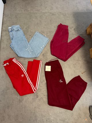 Lote de 4 pantalones variados