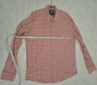 Camisa de cuadros roja y blanca H&M