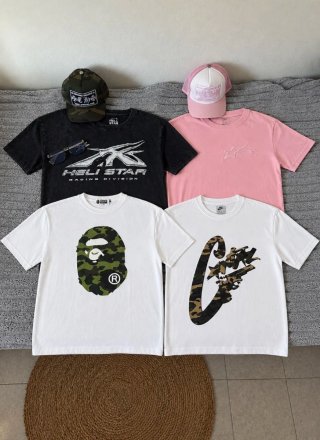 Lote 4 Camisetas, Gorras y Gafas