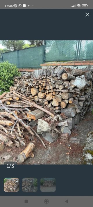 Leña para chimenea