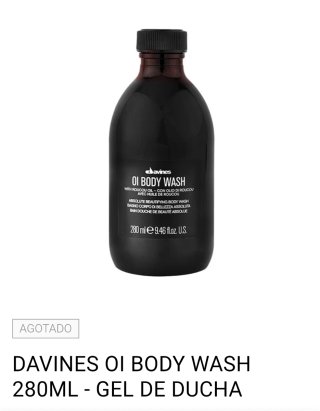 Gel de Ducha Davines Oi Body Wash 280ml