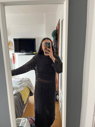 Vestido estilo crochet H&M