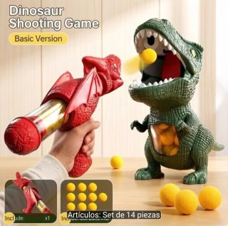 Juego de Disparos de Dinosaurio