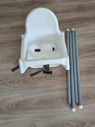 Trona Infantil Blanca Desmontable IKEA