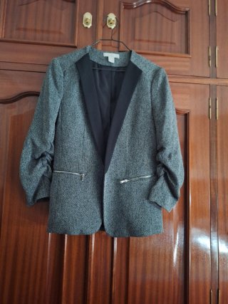 Blazer H&M Gris Talla M