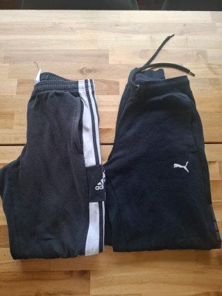 Lote 2 Pantalones Chándal Adidas y Puma