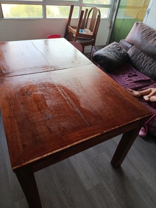 Mesa de Madera Maciza Artesanal,muy fuerte