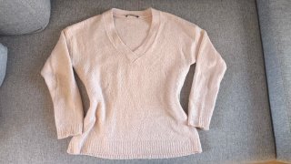 Jersey Rosa Palo Cuello de Pico