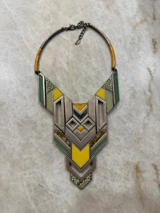 Collar Geométrico Zara Multicolor