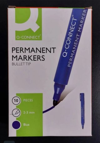 Rotuladores Permanentes Q-Connect Azul