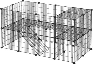 Cancello per animali SONGMICS a 2 livelli