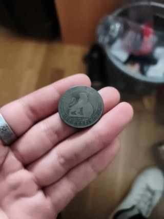 Moneda 10 Céntimos Gobierno Provisional