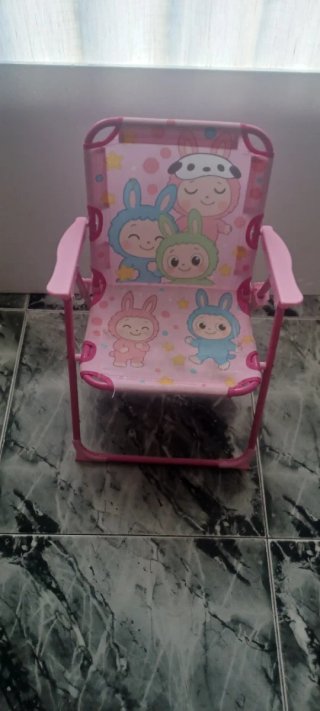 Silla Infantil Plegable Rosa