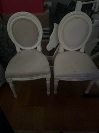 Set de 2 Sillas Infantiles Blancas