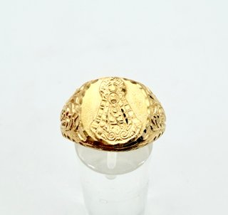 Sello Virgen del Rocio de oro 18k, 9.53 g, T-24.