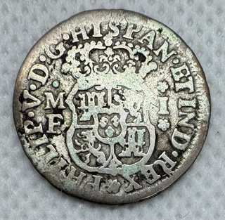 Moneda 1 Real Felipe V 1739 México