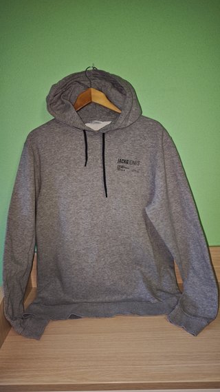 Sudadera con capucha Jack & Jones gris XL