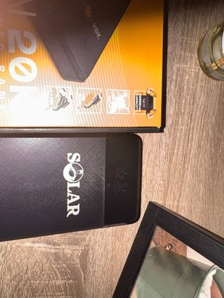 Power Bank Solar 20000mAh