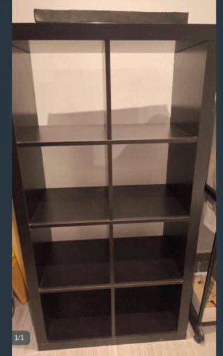 Estantería Ikea Negra